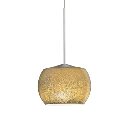 Keno Cord Pendant, Gold Sand, Satin Nickel Finish, 1x3W LED